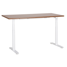 Electric Adjustable Standing Desk DESTINAS 160 cm 72 cm Brown/ White