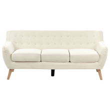 Sofa 3 Seater MOTALA Fabric Light Beige
