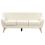 Beliani Sofa 3 Seater MOTALA Fabric Light Beige 1