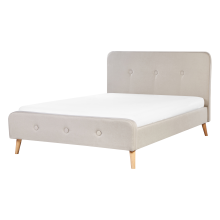 Bed Fabric RENNES 140 x 200 cm (EU Double) Light Beige