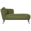 Beliani Left-Hand Chaise Longue ARTHEZE Fabric Green 1