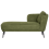 Beliani Right-Hand Chaise Longue ARTHEZE Fabric Green 1