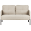 Beliani Sofa 2 Seater LAHTI Fabric Light Beige 1