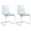 Beliani Set of 2 Dining Chairs MARSHALL Black 1