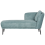 Beliani Right-Hand Chaise Longue ARTHEZE Fabric Light Blue 1