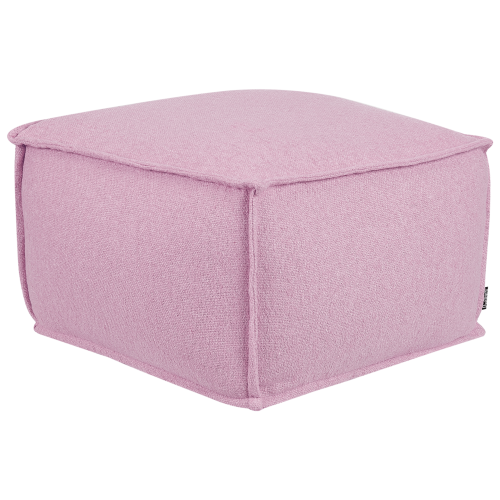 Beliani Pouffe SHERALI Cotton Pink