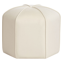 Pouffe WISHEK Velvet Light Beige