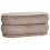 Beliani Upholstered Bench ELLENDALE Velvet Taupe 1