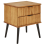 Beliani 2 Drawer Bedside Table TIMMINS Pine Wood Brown 1