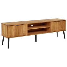 TV Stand TIMMINS Pine Wood Brown