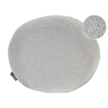 Throw Cushion SALVIA 30 x 30 cm Boucle Grey Solid