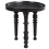 Beliani Side Table LEETON Mango Wood Black 1