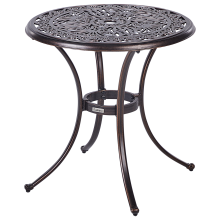 Bistro Table ANDALO 68 cm 68 cm Metal Brown