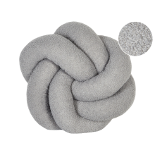 Throw Cushion ANGELONIA 45 x 45 cm Boucle Grey Solid
