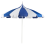 Beliani Market Parasol 245 cm MINOA White/ Blue 1