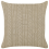 Beliani Throw Cushion SENECIO 45 x 45 cm Cotton Beige Geometric Pattern 1