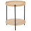Beliani Side Table LANDER Light Brown 1