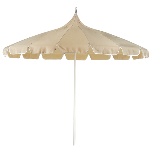 Beliani Market Parasol 245 cm MINOA Beige
