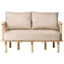 Sofa 2 Seater ASKER Fabric Beige