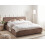 Beliani Bed Boucle LINARDS 180 x 200 cm (EU Super King) Brown 2