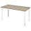 Beliani Garden Dining Table MESSINA 100 cm 52 cm White 1