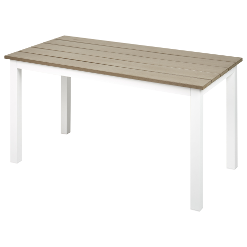 Beliani Garden Dining Table MESSINA 100 cm 52 cm White
