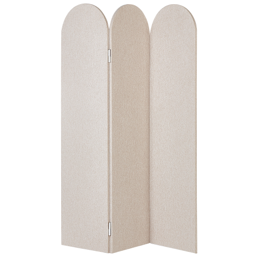 Beliani Office Divider SLIMMY 120 x 160 cm Beige