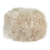 Beliani Pouffe TUKKI Faux Fur Light Beige 1