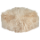 Beliani Pouffe CONROE Faux Fur Beige 1