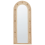 Beliani Wall Mirror FRANEY 50 cm 120 cm Rattan Natural 1