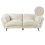 Beliani Sofa 3 Seater LENVIK Boucle White 1