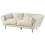 Beliani Sofa 3 Seater LENVIK Boucle White 5