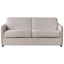 Sofa Bed 2 Seater ISHOJ Fabric Light Beige