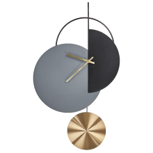 Wall Clock NENDAZ 32 cm Metal Grey