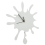 Beliani Wall Clock FULLY White 1
