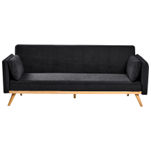 Sofa Bed ASAA Fabric Black