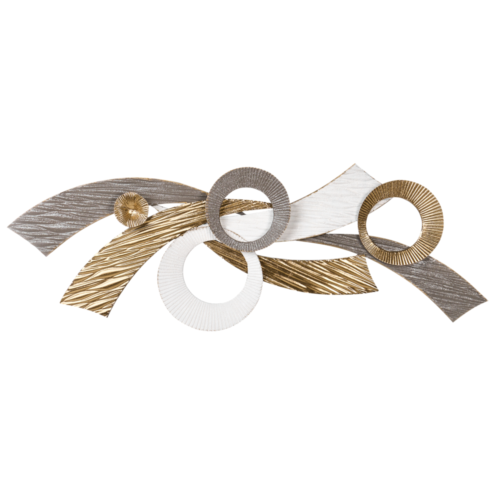 Beliani Wall Decor Timahoe Metal 31 Cm Gold
