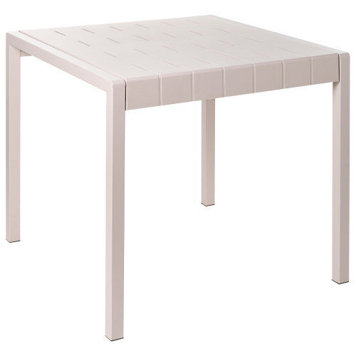 Beliani Garden Dining Table BARTICA 81 cm 84 cm Beige