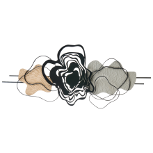 Wall Decor SALLINS 48 cm Metal Black