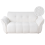 Beliani Sofa 2 Seater HALBA Boucle White 1