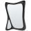 Beliani Wall Mirror LANESTER 70 cm 100 cm Black 1