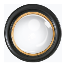 Wall Mirror MALO 66 cm 66 cm Black