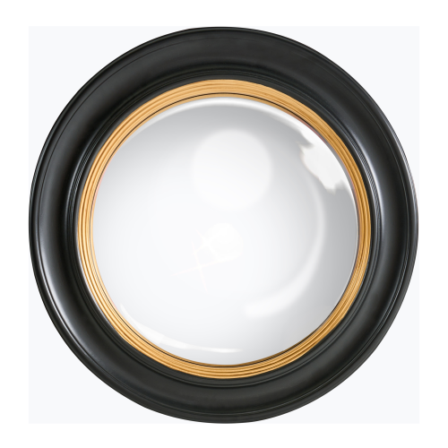 Beliani Wall Mirror MALO 66 cm 66 cm Black