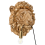 Beliani Wall Lamp Lion SIMBA Gold 1