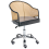 Beliani Desk Chair REDDING Faux Leather Black 1