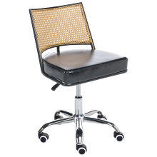 Desk Chair NOME Faux Leather Black