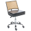 Beliani Desk Chair NOME Faux Leather Black 1