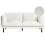 Beliani Sofa 2 Seater VORGOD Boucle Off-White 1