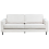 Beliani Sofa 3 Seater SAVALEN Fabric Off-White 1