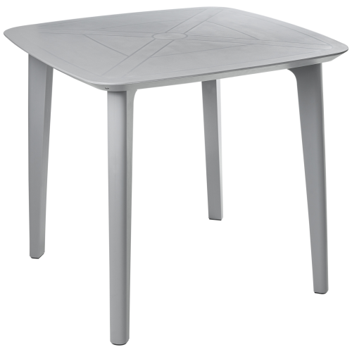 Beliani Garden Dining Table SORICO 86 cm 86 cm Grey